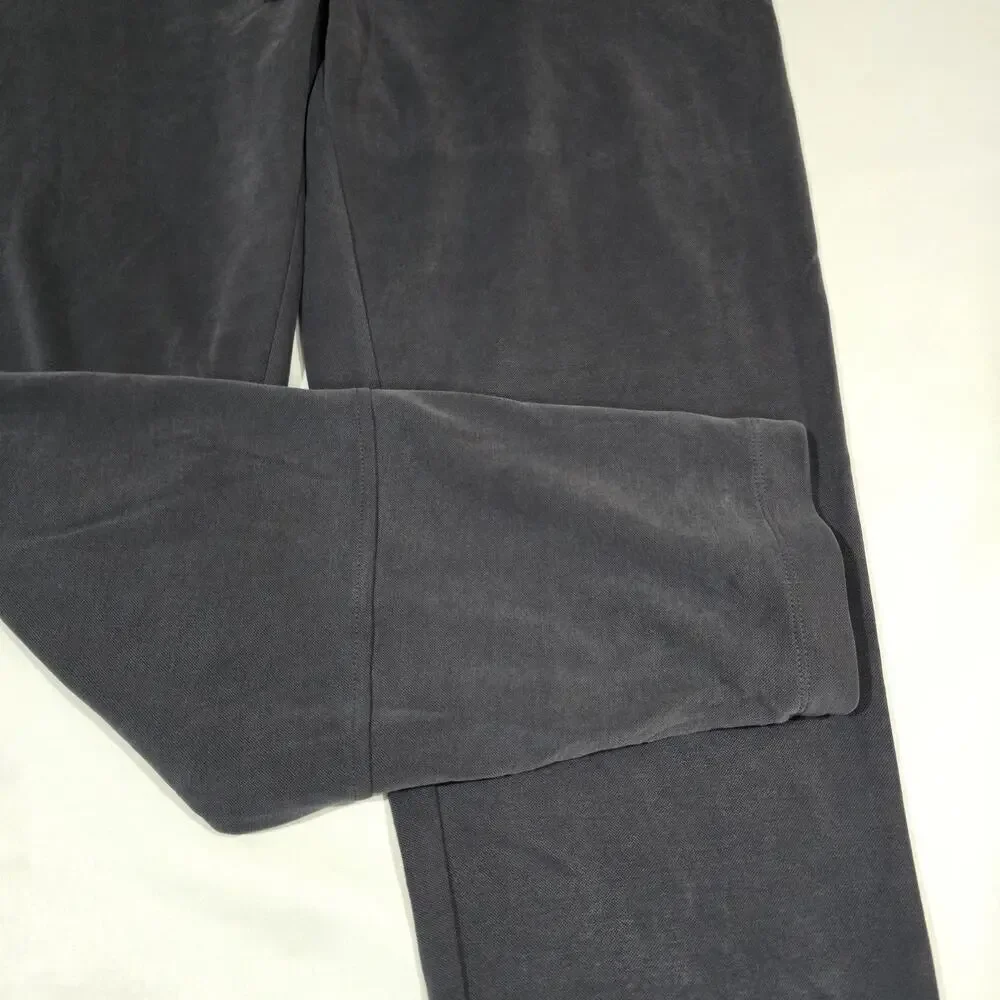 Pure J Jill Medium Grey Sand Washed Blue Pants Pull On Drawstring Tencel - Picture 15 of 16